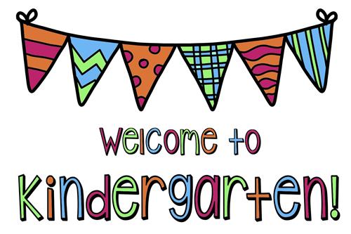 Welcome to Kindergarten! 